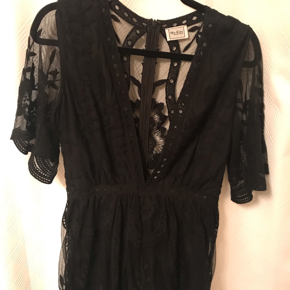BEAUTIFUL lace romper size M (runs small)